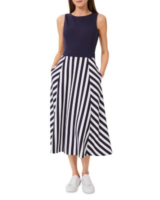 chinese dress ladies CUPSHE Womens Summer Maxi Dress Casual Sleeveless Square Neck Striped Beach Long  Dress with Pockets Black Beige Striped, XS at Amazon Women's Clothing store main image 1