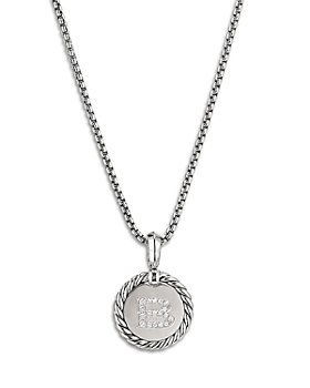 David Yurman - Sterling Silver Cable Collectibles Initial Charm
