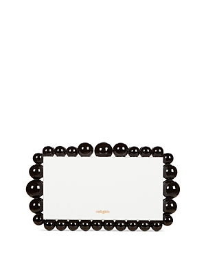 Cult Gaia Eos Beaded Acrylic Box Clutch In White Multi