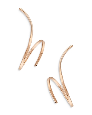 Moon & Meadow Ribbon Climber Earrings In 14k Rose Gold - 100% Exclusive