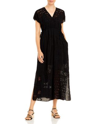 chinese dress ladies By Johnny Luna Lace Dress - Black main image 0