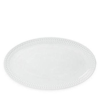L'Objet - Perlee White Oval Platter