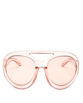 Tom Ford Women's Serena Brow Bar Shield Sunglasses, 68mm | Bloomingdale's