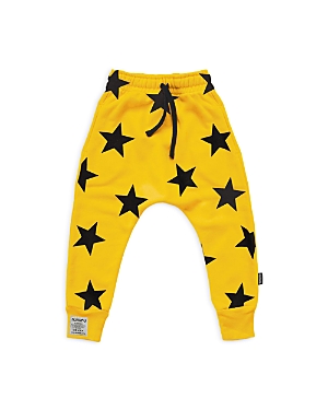 Nununu Boys' Star Baggy Pants - Little Kid In Yellow