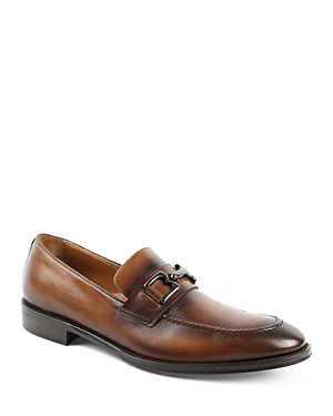 Bruno Magli Men's Alpha Bit Slip On Loafers In Cognac Calf