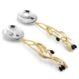 Michael Aram Olive Branch Servers, Set of 2 | Bloomingdale's Michael Aram