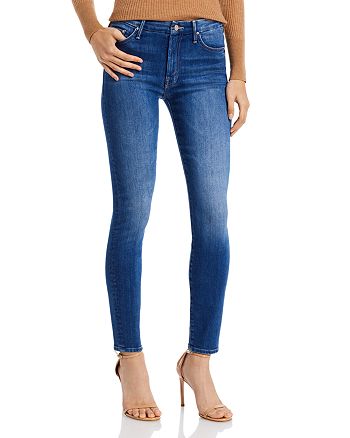 MOTHER High Waisted Looker Jeans in Balls Of Yarn | Bloomingdale's