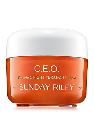 Sunday Riley Mini C. E.o. Vitamin C Brightening Rich Hydration Moisturizer 0.5 oz/ 15 G