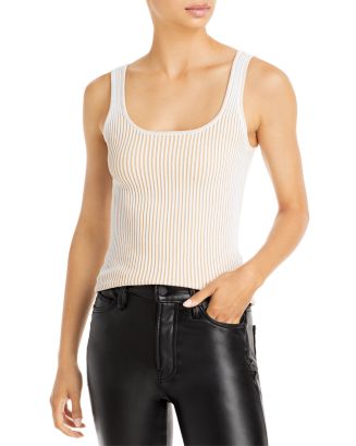 Anine Bing Josie Ribbed Tank Top Bloomingdale s