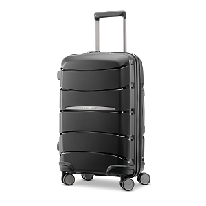 Samsonite Outline Pro Carry-on Spinner Suitcase In Midnight Black