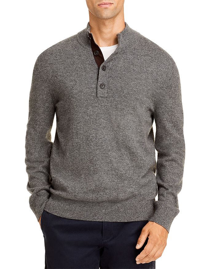 Vince Cashmere Slim Fit Mock Neck Sweater Bloomingdale's