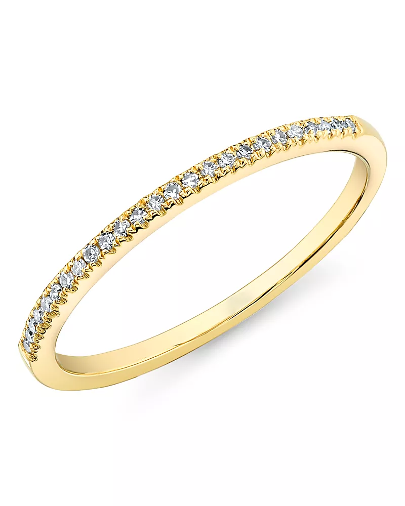 Moon & Meadow 14K Yellow Gold Kate Diamond Stacking Band