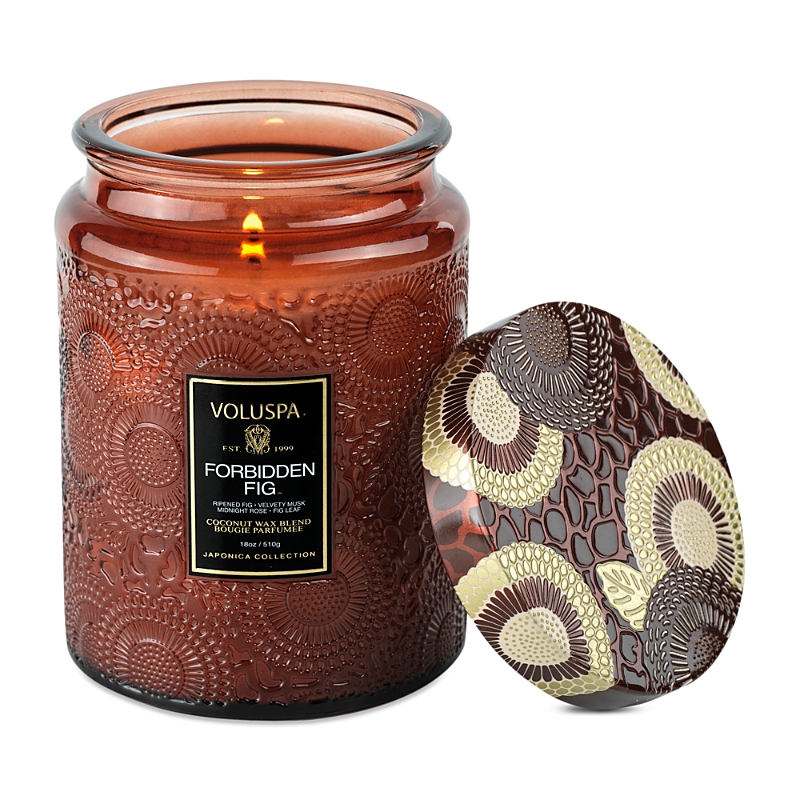 Voluspa Forbidden Fig Large Jar Candle 18 Oz.