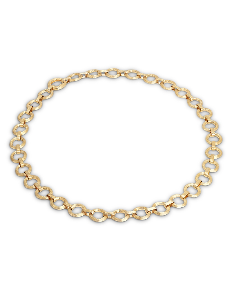 Marco Bicego 18k Yellow Gold Jaipur Flat Link Statement Necklace, 18 In Gold