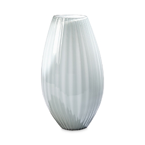 Global Views Large Cased Glass Stripe Vase