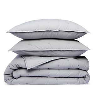 Sky Tufted Quilted Full/queen Coverlet Set - 100% Exclusive In Mineral Grey
