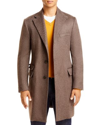 wool twill topcoat