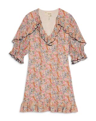 ted baker fleurz linen mini dress FLEURZ LINEN MINI DRESS WOMEN TED BAKER