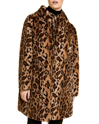 Marina Rinaldi Edipo Reversible Faux Fur Coat | Bloomingdale's