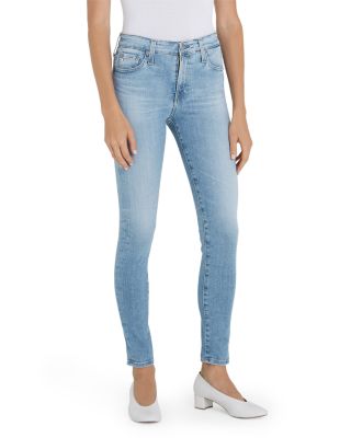 Women S Light Blue Skinny Jeans Ankle Crop More Bloomingdale S