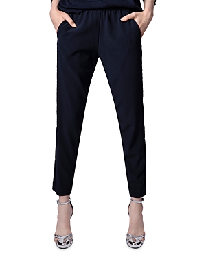 Zadig & Voltaire Tamara Paula Straight Leg Pants In Encr