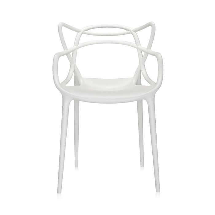 Kartell Masters Dining Chair, Set Of 2 In White