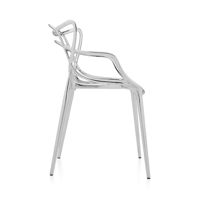 Shop Kartell Masters Precious Dining Chair, Set Of 2 In Chrome