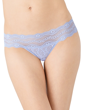B.tempt'd By Wacoal 'lace Kiss' Bikini In Brunnera Blue