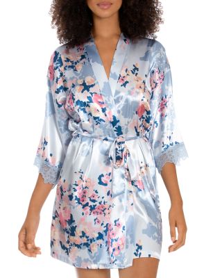 lace trim robe