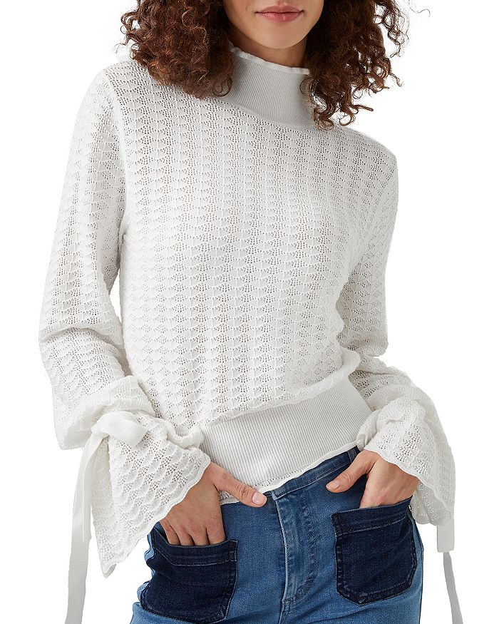 FRENCH CONNECTION Kady Lace Mozart Sweater | Bloomingdale's