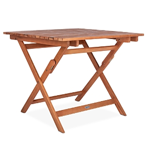 Shop Safavieh Kresler Outdoor Folding Table In Natural