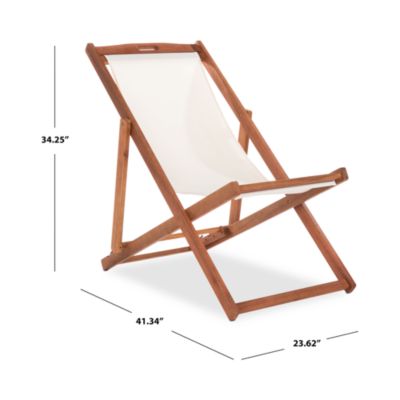 Loren Outdoor Sling Chair, Set of 2