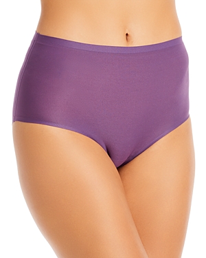 Chantelle Soft Stretch One-size Seamless Briefs In Fig