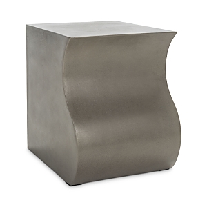 Safavieh Mazza Outdoor Concrete Accent Table In Driftwood