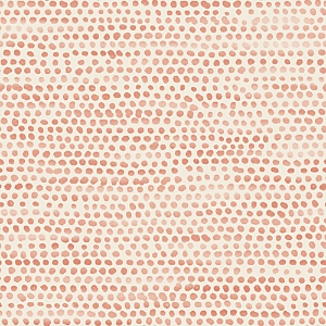 Tempaper Moire Dots Self-adhesive, Removable Wallpaper, Single Roll In Coral