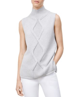 mock neck sweater sleeveless