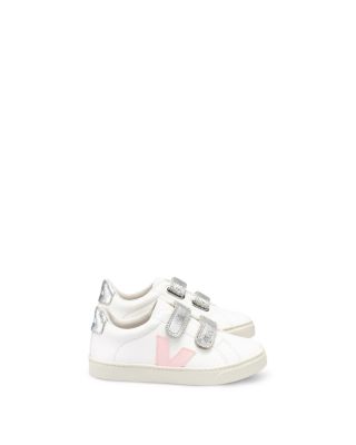 VEJA - Girls' Metallic Trim Leather Sneakers - Toddler