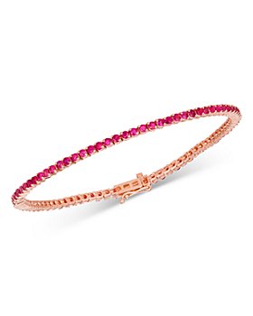 Bloomingdale's - Ruby Tennis Bracelet in 14K Rose Gold - 100% Exclusive