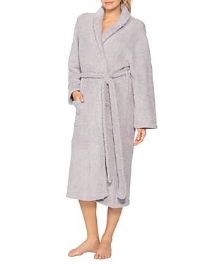 Shop Barefoot Dreams Cozychic Adult Robe In Dove Gray