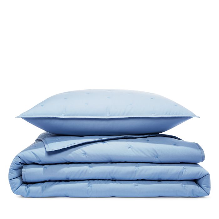 Sky Tufted Quilted King Coverlet Set - 100% Exclusive In Soft Chambray