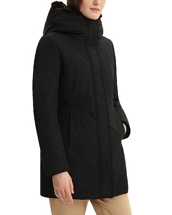 Womens Clothing Coats Parka coats Woolrich Boulder Parka Faux Fur in Black 