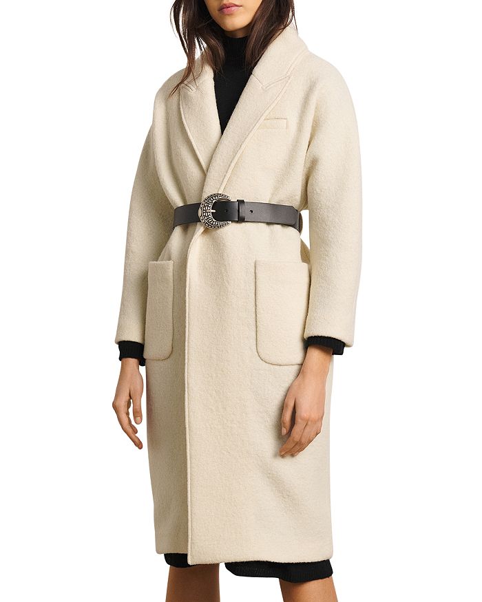 BA&SH Lady belted wool coat