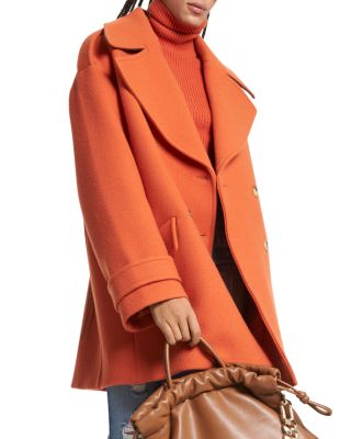 michael kors orange peacoat