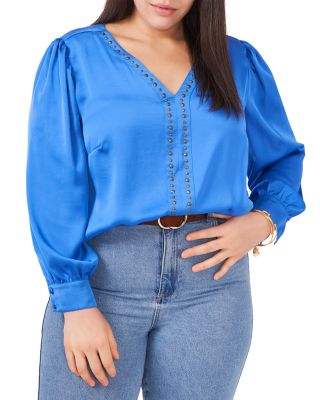 royal blue plus size top