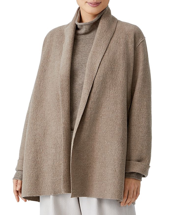 Eileen Fisher - Open Front Wool Jacket