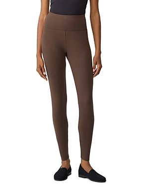 EILEEN FISHER HIGH WAIST ANKLE LEGGINGS,F1FYW-P4561M