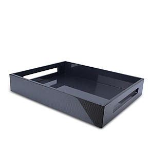 Addison Ross Lacquer Tray In Navy