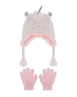 unicorn hat with gloves