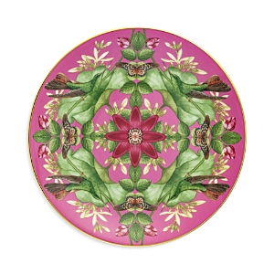 Wedgwood Wonderlust Pink Lotus Bone China Plate 20cm In Pink Multi