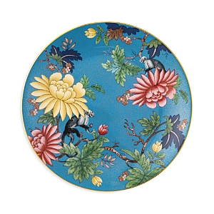 Shop Wedgwood Wonderlust Coupe Plate In Sapphire Multi